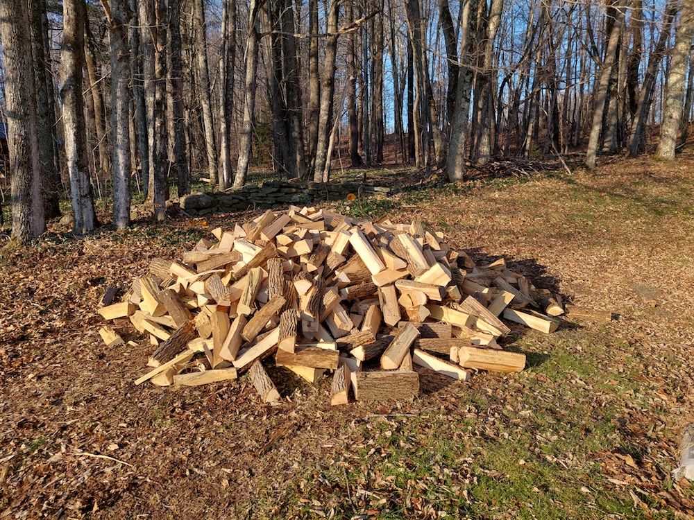 First load firewood