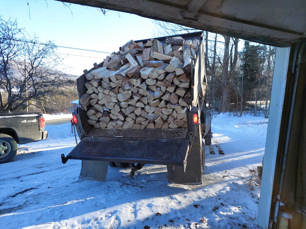 Second load firewood