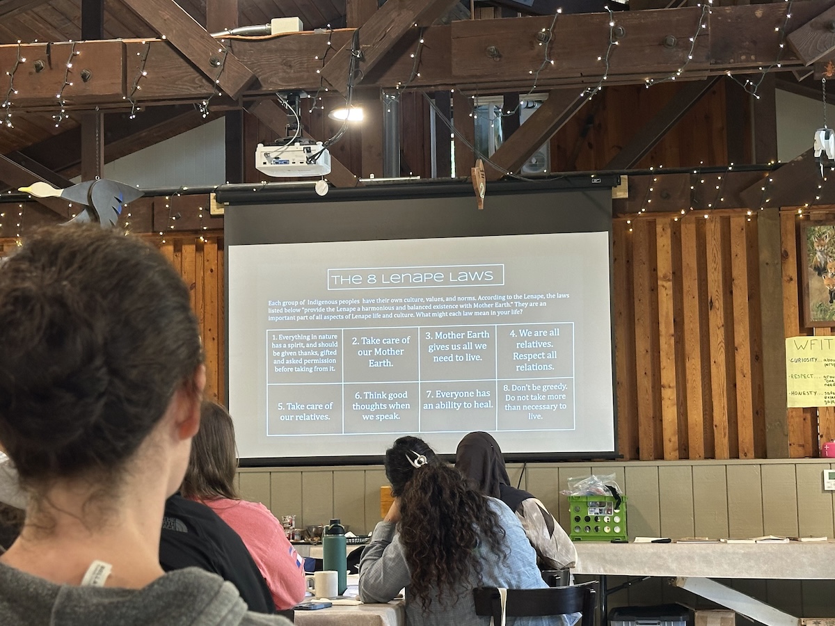 The 8 Lenape Laws, presented by Columbia Teachers College. 